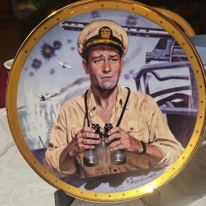 Decorative Plate with Military Portrait